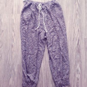 Aerie Printed Harem Style Joggers